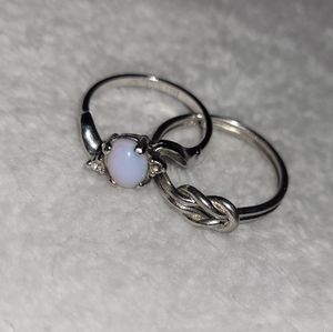 Set of Silver rings!